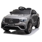 Mercedes Benz GLC63S dla dzieci Srebrny Lakier  + Pilot + Napęd 4x4 + MP3 LED + EVA + Wolny Start
