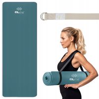 MATA DO ĆWICZEŃ JOGA FITNESS 1,5 CM NBR MIĘKKA GRUBA KARIMATA DUŻA