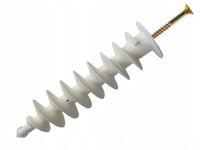 DYBEL KOŁEK ŚLIMAK DO STYROPIANU 120mm +WKRĘT 20szt.