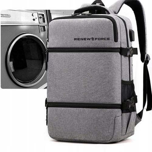 PLECAK MIEJSKI DO PRACY NA LAPTOPA 15 CALI POJEMNY MĘSKI WIELOFUNKCYJNY na Arena.pl