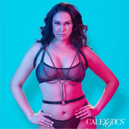 calexotics euphoria halter plus size - uprząż multichain premium xl na Arena.pl