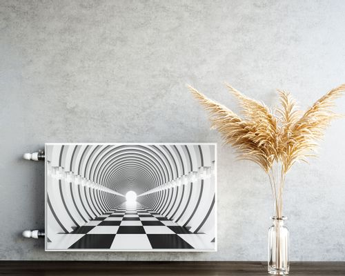 MASKOWNICA Magnetyczna Czarno-Biały Tunel Efekt 3D 100cm x 60cm na Arena.pl