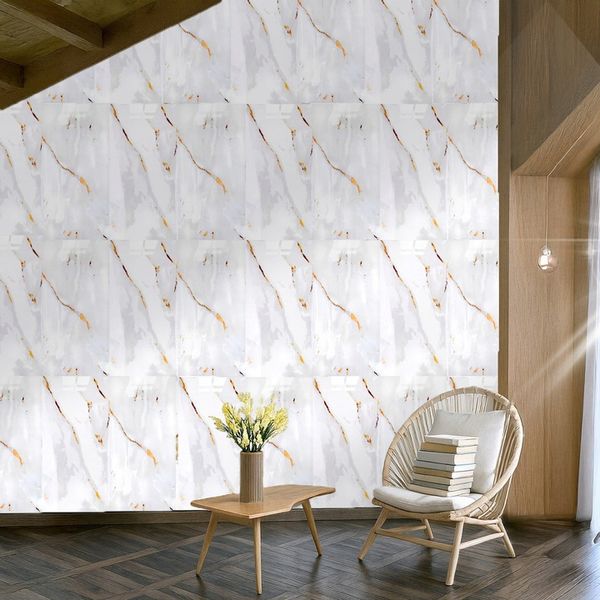 x10 SAMOPRZYLEPNY PANEL ŚCIENNY MARMUR PCV LAMINAT POŁYSK 3D Płytki zdjęcie 16