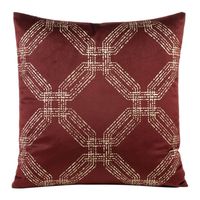 Poszewka welwetowa z nadrukiem BLINK30 45X45 ceglana