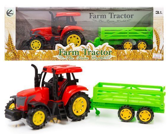 Traktor z przyczepą zdjęcie 1