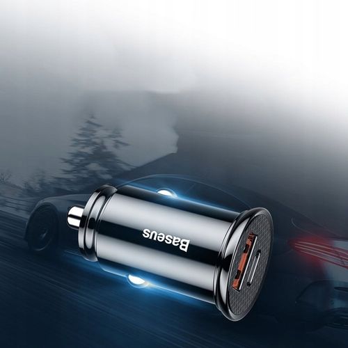 BASEUS ŁADOWARKA SAMOCHODOWA USB QC / USB-C MOCNA SZYBKA PD DO ZAPALNICZKI na Arena.pl