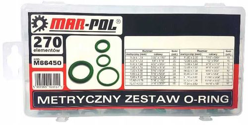zestaw oringów 270szt. m66450 na Arena.pl