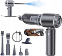 Odkurzacz Ręczny Samochodowy Bezprzewodowy Akumulatorowy 4W1 Mocny