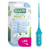 GUM SOFT-PICKS MINTY Szczoteczka międzyzębowa Miętowa - mała