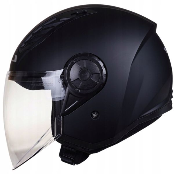KASK LS2 OF616 Airflow II ECE 22.06 Solid Black Matt Czarny Mat Rozmiar M zdjęcie 8