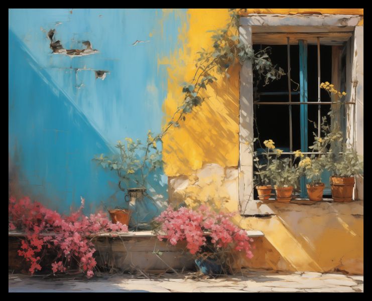 Plakat 50x40cm Słoneczna Ulica zdjęcie 2
