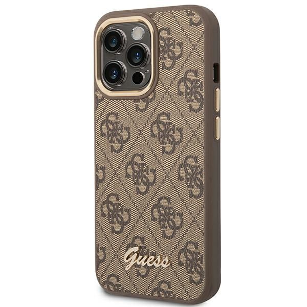 Etui Guess do iPhone 14 Pro Max, Brązowy zdjęcie 2