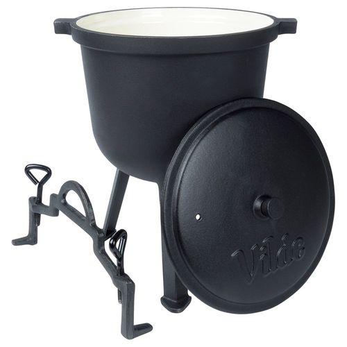 Kociołek Żeliwny Emaliowany Garnek Myśliwski Węgierski Pieczonki Ognisko 8L na Arena.pl