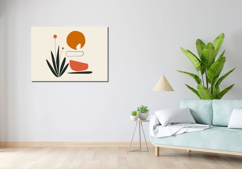 Obraz 100x70cm Abstrakcyjny Zen zdjęcie 2