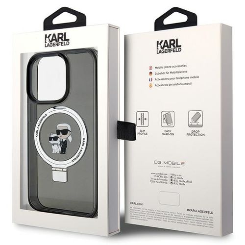 Etui Karl Lagerfeld do iPhone 15 Pro Max, Czarny, MagSafe na Arena.pl