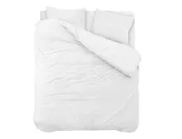 200x200/220 TEDDY biały  kpl pościeli z bawełną