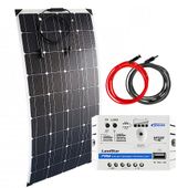 ZESTAW FOTOWOLTAICZNY 100W ELASTYCZNY SOLARNY NA ŁODŹ KAMPER JACHT