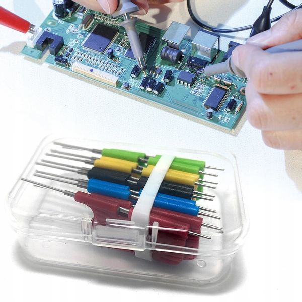 CHWYTAKI POMIAROWE SMD TRZYMAKI PRECYZEJNE 90° KLIPSY DO PROGRAMOWANIA zdjęcie 7