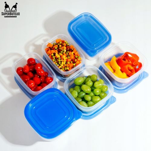 5x 700 ml Pojemniki 5x 950 ml LUNCHBOX do przechowywania na żywność na Arena.pl