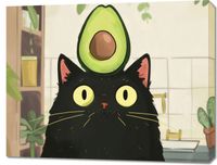 Obraz 90x70cm Awokado Na Głowie