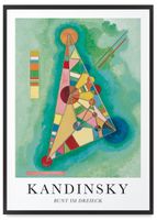 Plakat Kandinsky reprodukcje 21x30 cm w czarnej ramie