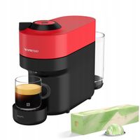 NESPRESSO EKSPRES DO KAWY NA KAPSUŁKI VERTUO POP KAPSUŁKOWY + 22 KAWY