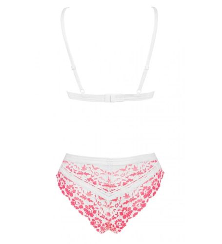 Obsessive- komplet różowy koronkowy L/XL na Arena.pl