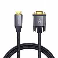 2 x Mcdodo Adapter Przejściówka Kabel Hdmi Do Vga W Oplocie 2M 1920X1080 Fu
