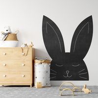 Naklejka Tablicowa Królik T10