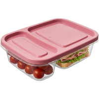 LUNCHBOX 0,75L 2 KOMORY POJEMNIK NA ŻYWNOŚĆ SZCZELNY DO PRACY SZKOŁY BIURA