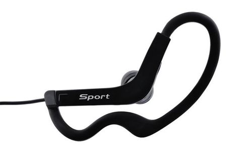 Słuchawki sportowe basic - czarne na Arena.pl