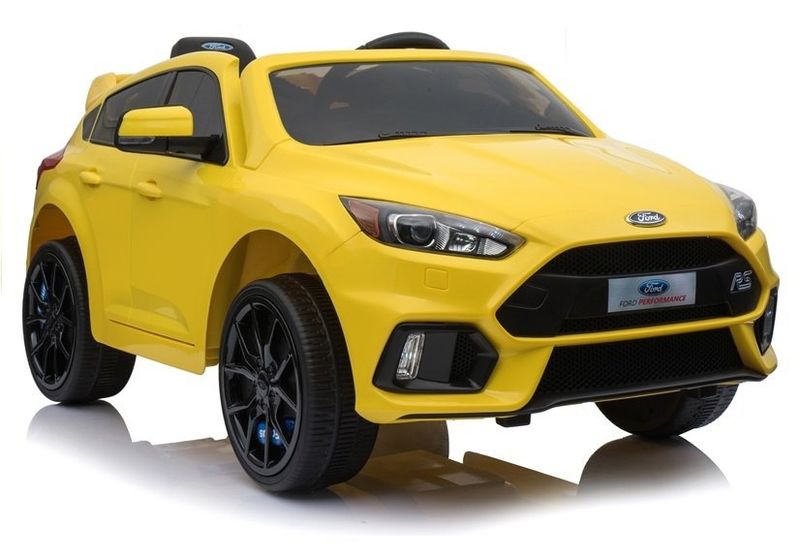 Auto na akumulator Ford Focus RS Żółte zdjęcie 1