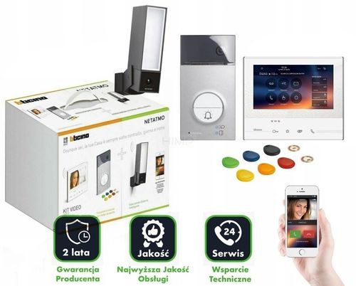 Bticino 363913 Zestaw Classe 300X13E + SMART Kamera NETATMO Presence na Arena.pl