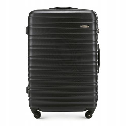 Walizka duża z ABS-u WITTCHEN 56-3A-313-11 czarna lekka wytrzymała twarda na Arena.pl