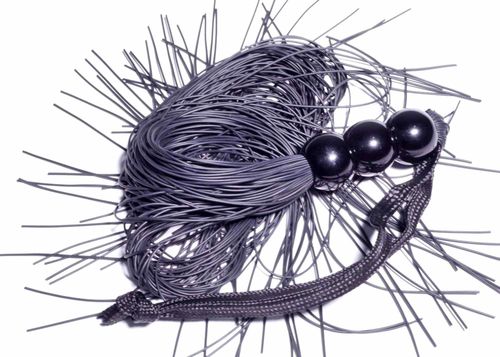 bicz pejcz do chłosty silikonowy bdsm bondage 26cm na Arena.pl