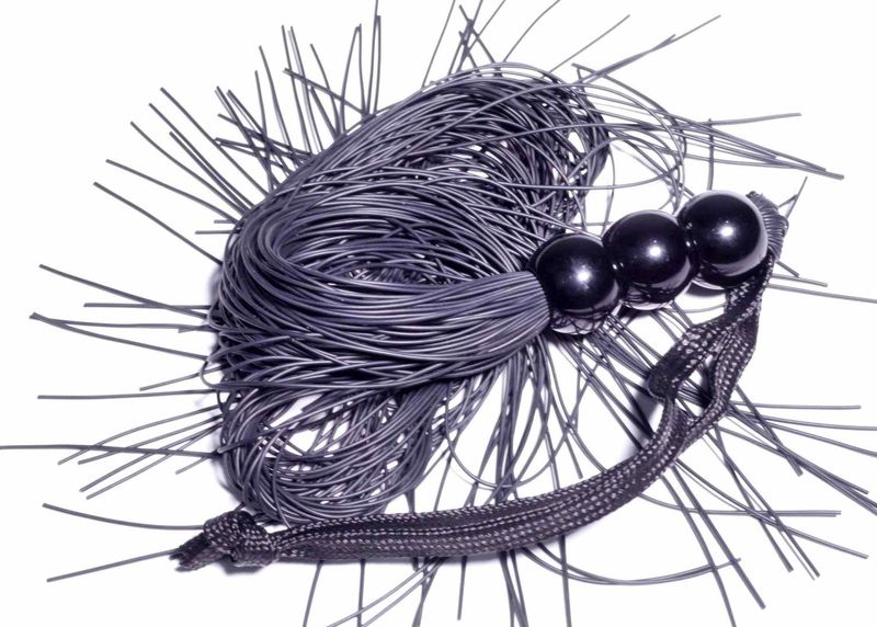 Bicz Pejcz Do Chłosty Silikonowy Bdsm Bondage 26Cm zdjęcie 7