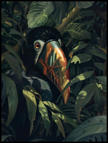 Plakat 75x100cm Skryty Tukan zdjęcie 2