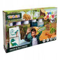 TUBI JELLY_ZESTAW DINOZAURY 6 KOLORÓW