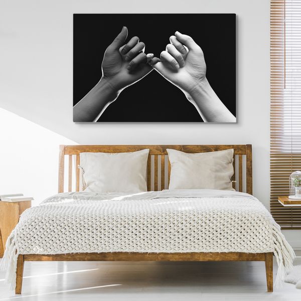 Obraz Na Ścianę DŁONIE Abstrakcja Posąg 3D Minimalizm 40cm x 30cm zdjęcie 6