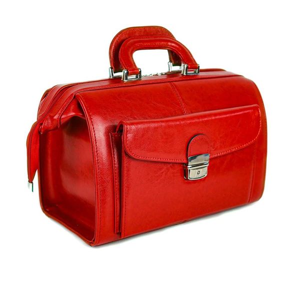 554 Torba lekarska mała - czerwona KEMER zdjęcie 2