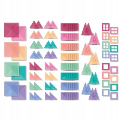 Klocki Magnetyczne konstrukcyjne duże 120 el. CONNETIX Pastel Creative Pack na Arena.pl