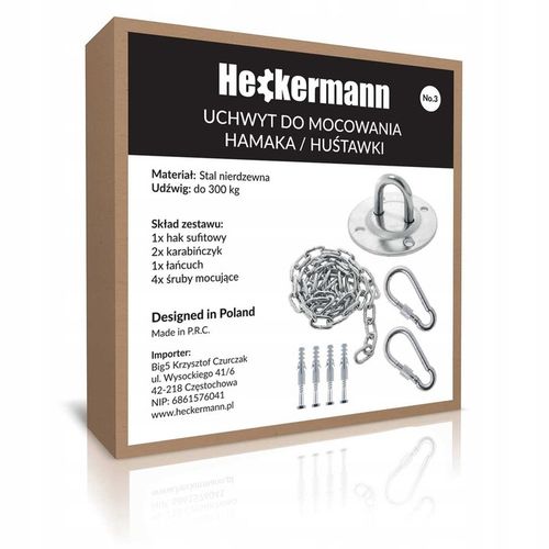 MOCOWANIE SUFITOWE HAK UCHWYT HAMAK HUŚTAWKI WORKA ZESTAW MONTAŻOWY na Arena.pl