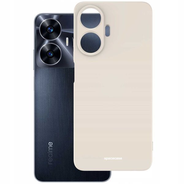 Spacecase Silicone Case Realme C55 Bone zdjęcie 2