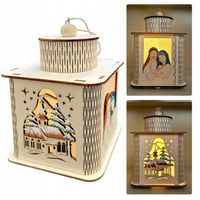 Lampion na roraty, lampion adwentowy dla dzieci Lampion świąteczny z LED