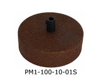 Podsufitka metalowa 1 otwór 100mm rdza naturalna patyna czarny hamulec