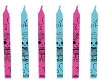 Świeczki na tort laleczki LOL, 12 szt.