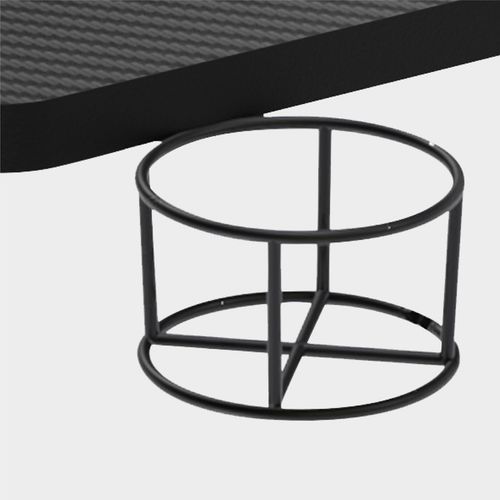 Biurko narożne gamingowe HUZARO czarne komputerowe młodzieżowe do na Arena.pl