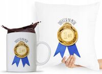 Zestaw Poduszka + Kubek Dla Dyrektora Prezent Z Nadrukiem Ze Zdjęciem