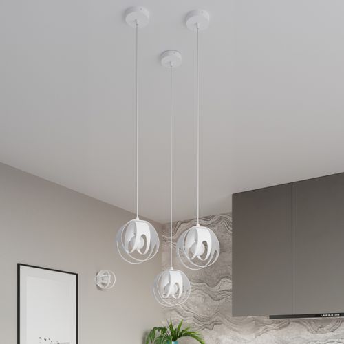 Lampa wisząca TULOS 3P biała na Arena.pl