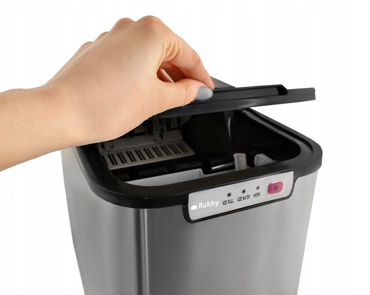 Dystrybutor Kostkarka do Lodu Lodów Domowa Maszyna do Kostek na Lód zdjęcie 8